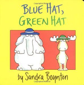 sandra boynton blue hat green hat